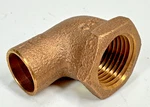 Adapter Elbow Bronze 1/2" Female Thread Npt X Cts Solder Joint, 90-DEGREE. Fixed Price $11.99.