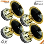 4X Prv D2200PH Pro Audio Phenolic Compression Driver 800W + WGP14-50 Gold Blk Cr. Fixed Price $299.50.