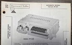 Automatic Model PAP-69 & PP-819 Automobile Radio Photofact. Fixed Price $10.00.