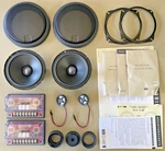 Old School Mb Quart Qm 215.03CX 5.25" 2-WAY Component Set, Nos #430. Fixed Price $400.00.
