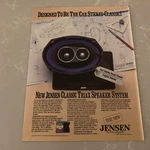 1985 Jensen Classic Triax Speaker System Print Ad Car Auto Original Vintage. Fixed Price $5.91.