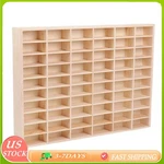 60 Grids Diecast Model Cars Wooden Display Storage Cabinet 1/64 Matchbox Us. Fixed Price $19.99.