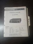 Panasonic Cr 002 Service Manual Original Repair Book Radio. Fixed Price $49.99.
