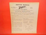 1940 1941 Ford Mercury Deluxe Convertible Coupe Zenith Am Radio Service Manual. Fixed Price $25.99.