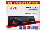 Jvc KD-X270BT Bluetooth Car Stereo Usb Aux Am/fm 50W Single Din No Cd. Fixed Price $78.99.