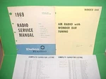 1969 Cadillac Limousine Imperial Delco Wonder Bar Am Radio Service Shop Manual. Fixed Price $21.99.
