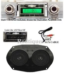 1957 Chevy Bel Air Stereo Radio + Dash Speaker Free Aux Cable 630-D. Fixed Price $378.00.