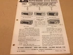 1967 Dodge Plymouth Chrysler Am Radio (bendix) Service & Repair Manual 16 Pgs.. Fixed Price $55.00.