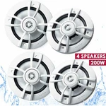 4X Kenwood KFC-1633MRW 6.5" 200W 2-WAY Marine Boat Woofer Speakers Car Audio. Fixed Price $139.00.