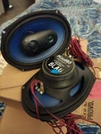 Blaupunkt PCXP693 Car Speakers 210 Max 70 Watt Rms Pair With Wires. Fixed Price $48.99.