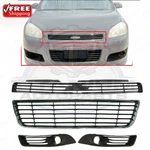 New Front Upper Lower Grille + Fog Light BEZEL2006-2011 Chevrolet Impala. Fixed Price $163.08.
