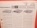 1963 Ford Galaxie Sunliner Mercury Meteor Comet Motorola Am Radio Service Manual. Fixed Price $21.99.