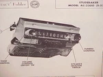 1953 Studebaker Champion Commander Land Cruiser Radio Service Shop Manual. Fixed Price $19.99.