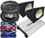 2X Pioneer TS-A6990F 5-WAY Speakers +1500W Amplifier S1 Box Kit. Fixed Price $259.99.