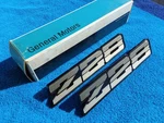 Nos Gm 1982-84 Camaro Z28 Rocker Emblems Grey Silver Pair Ground Effects New Box. Fixed Price $149.99.
