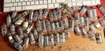 Vintage Vacuum Lot 40+ Tubes Rca, Sylvania, Mullard, Ge, Brimar Somerar. Fixed Price $180.64.