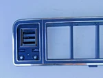 Dash Bezel Bronco 1978 1979 Ford Truck Chrome Black With A/c New. Fixed Price $134.95.