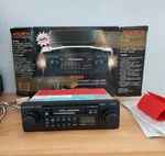 New Audiovox AV-954 Am/fm Auto-reverse Cassette Player And Quartz Clock Radio. Fixed Price $155.00.