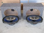 Pair Of (2) Pioneer TS-A6981R Audio Speakers With (optional) Cabinets. Fixed Price $90.00.