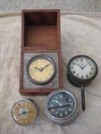 Lot Of 4 Vintage Auto Clock, Seth Thomas Ford Lincoln Electric Dash R-9333. Fixed Price $75.00.