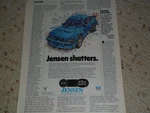 1989 Jensen JXL-653 JCX-220 Speakers Ad / Article. Fixed Price $10.34.