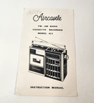 Vintage Aircastle Fm Am Radio Cassette Recorder For Model 411 Instruction Manual. Fixed Price $14.15.