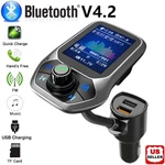 Bluetooth Car Fm Transmitter MP3 Player Hands Free Radio Adapter Kit Usb Charger. Fixed Price $16.98.