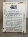Pf 1940S-50S Mercury Automobile Radio Model 8MM990 Repair Data Manual Read. Fixed Price $6.50.