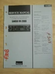 Sansui Service Manual For The RX-2000 Car Stereo Cassette Receiver Mp. Fixed Price $9.98.