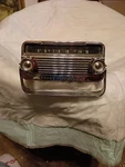 1958 1959 60 Oldsmobile Buick Optional Glove Box Trans-portable Transistor Radio. Fixed Price $250.00.