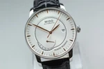 Near Mint Mido M8605.4.10.4 White Silver Men's Automatic Watch From Japan. Fixed Price $799.99.