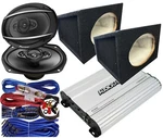 2X Pioneer 650W 6X9" Speakers +1500W Amplifier S1 Box Kit. Fixed Price $209.99.