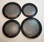 Set 4 Swiss Audio Speaker Woofer Steel Mesh Grill 6' And 5'. Fixed Price $20.00.