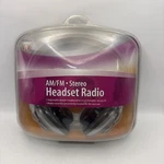 Vintage Radioshack Am/fm Stereo Headset Nos New Sealed 12-494 Retro 1990S. Fixed Price $74.99.