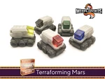 Mars Rovers, Custom Player Track Tokens. Fixed Price $7.20.