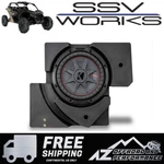 Ssv Works Underseat Driver Side 10" Kicker Sub Enclosure For '17-'23 Can Am X3. Fixed Price $539.99.