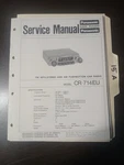 Panasonic Cr 714 Eu Service Manual Original Repair Book Radio. Fixed Price $49.99.
