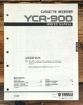 Yamaha YCR-900 Car Radio Add.service Manual *original*. Fixed Price $24.97.