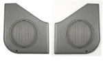1987-1993 Ford Mustang Door Panel Speaker Grills Covers Smoke Gray Lh Rh Pair. Fixed Price $38.53.