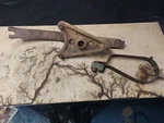 Spare Tire Holder With Lock Artillery Wheel Carrier 1935 1936? Antique 30S Ford. Fixed Price $75.00.