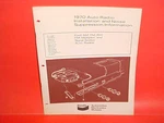 1970 Ford Mustang Lincoln Mercury Bendix Radio Installation Service Shop Manual. Fixed Price $29.99.
