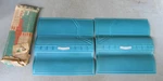 Nos Gm Accessory 1954 1955? Chevy Rear Floor Mat Pair Turquoise Trim To Fit. Fixed Price $274.99.