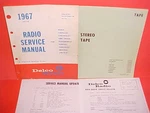 1967 Pontiac Firebird Delco 8-TRACK Stereo Tape Player Service Manual 7302332. Fixed Price $42.99.