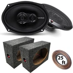R169X3 Rockford Fosgate 6X9? Speakers + (2) Box W/ Free Accessory. Fixed Price $149.99.