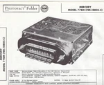 1957 Mercury 77BM Am Car Radio Photofact Manual Bendix FEK-18805-C Ford Lincoln. Fixed Price $11.04.