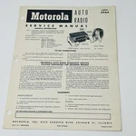 1954 Motorola Radio Service Manual Schematics Parts List CTA4 Chevy Gm Speaker. Fixed Price $22.36.