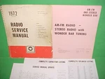 1972 Cadillac Limo Chrysler Imperial Delco Wonder Bar Am-fm Radio Service Manual. Fixed Price $25.99.