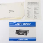 70'S Vintage Pioneer GX-2020 Car Stereo Owner's Manual Am/fm Radio Original Oem. Fixed Price $11.99.