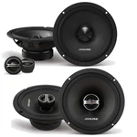Alpine DM-65C-G 6.5" 2-WAY 4-OHM Component With Coaxial Car Speakers. Fixed Price $190.90.