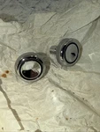 2-NEW Oem Ford C8ZA1887 Console Radio Knobs 1968 Mustang & Mercury Cougar Chrome. Fixed Price $68.80.